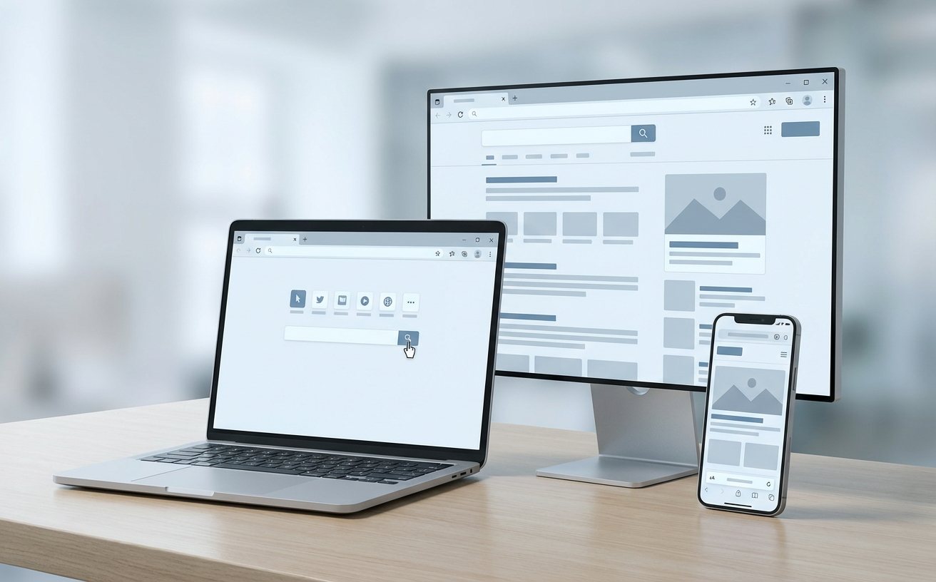 谷歌浏览器标签导航与系统性能管理界面